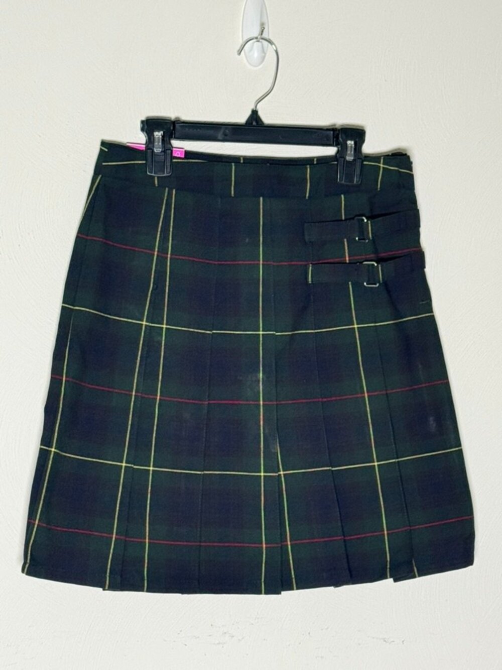 NWT French Toast Girls 14 Green Plaid School Uniform Scooter Skort